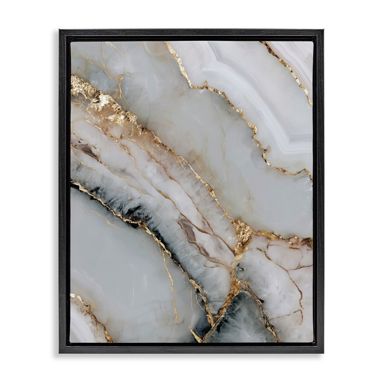 Stupell Industries Glinting Abyss Geode Floating Frame, design by Svetlana Aleynikova